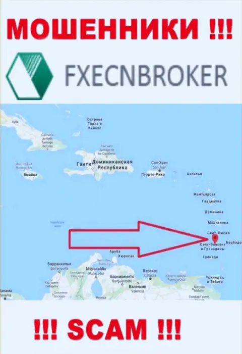 ФХЕСНБрокер - это ВОРЫ, которые зарегистрированы на территории - Saint Vincent and the Grenadines