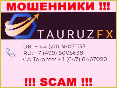 Не берите телефон, когда звонят незнакомые, это могут оказаться internet-аферисты из конторы Тауруз ФХ