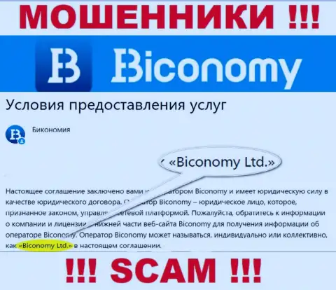 Юр лицо, которое владеет интернет-мошенниками Biconomy - это Бикономи Лтд