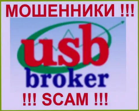 Логотип мошеннической Форекс брокерской организации Ю.С.Б. Групп, ЛЛС