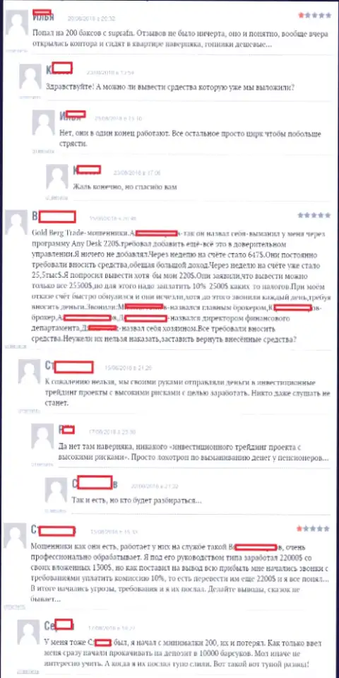 Реальные отзывы игроков ФОРЕКС брокерской организации Супра ЭФЭН, размещенные ими лично на веб-портале боэксперт ру