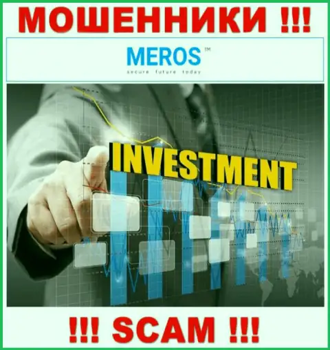 Meros TM жульничают, предоставляя противоправные услуги в области Investing